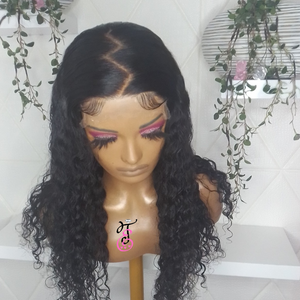 Glue-less Deep Wave 5x5 HD Lace Closure Unit