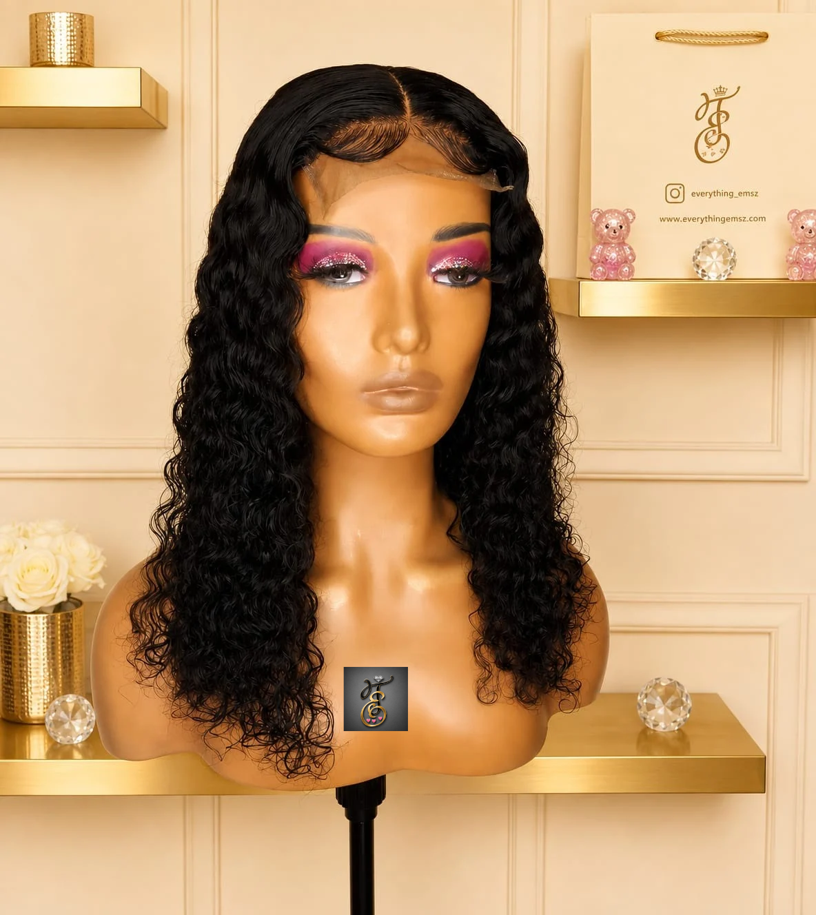 Deep Wave 4X4 Lace Closure Wig